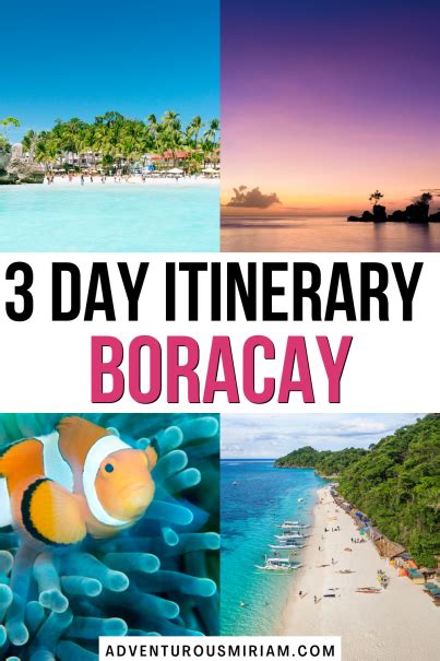 3 DAYS IN BORACAY: Ultimate Boracay Itinerary .